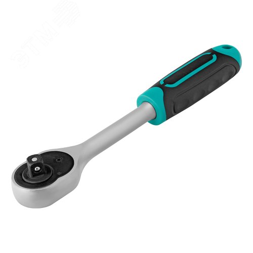 Ключ-трещотка 3/8', 72 зуба, с быстрым сбросом, CrV - фото 2