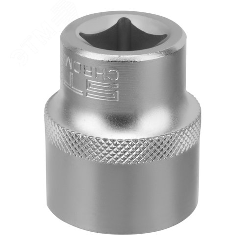 Изображение товара Головка торцевая, 24 мм, 12-гранная, CrV, под квадрат 1/2', хромированная (шт)