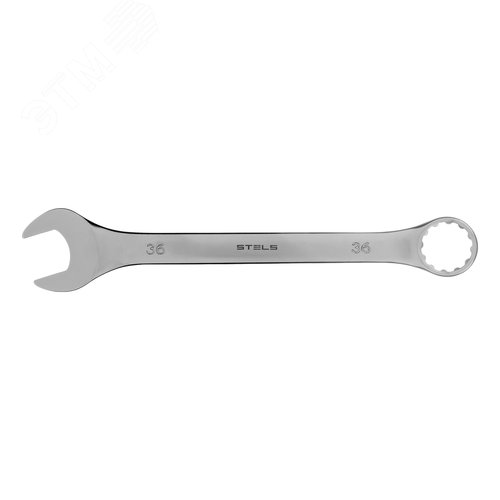 Ключ комбинированный, 36 мм, CrV, матовый хром - фото 2