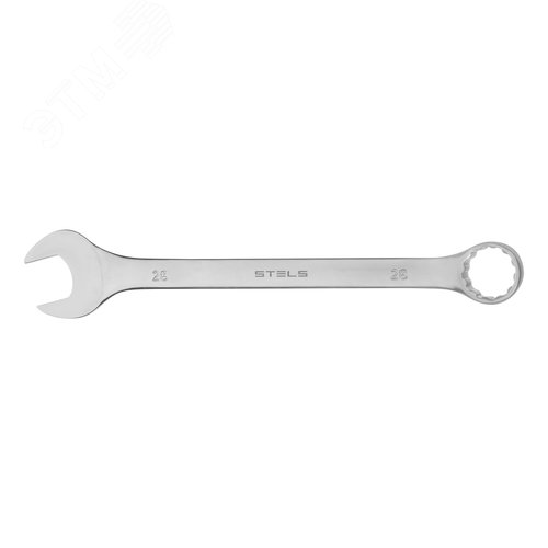 Ключ комбинированный, 28 мм, CrV, матовый хром - фото 2