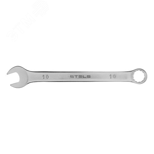 Ключ комбинированный, 10 мм, CrV, матовый хром - фото 2
