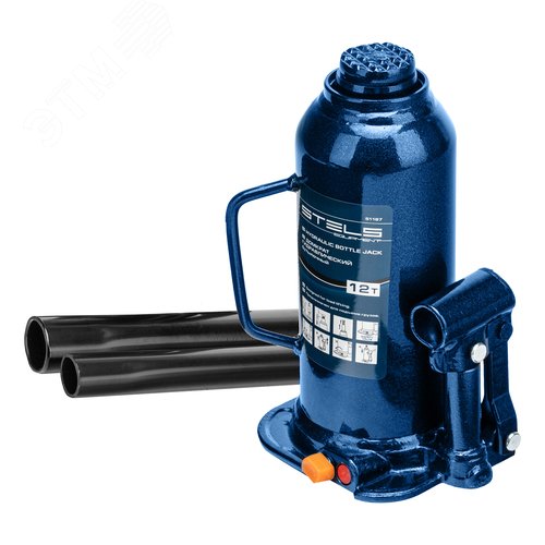 Изображение товара Домкрат гидравлический бутылочный, 12 т, h подъема 227-457 мм (шт)