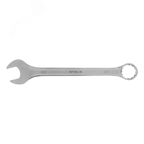 Ключ комбинированный, 32 мм, CrV, матовый хром - фото 2