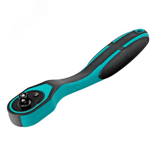 Ключ-трещотка 1/4, 72 зуба, с быстрым сбросом, CrV, 2-х ком. рукоятка - фото 2