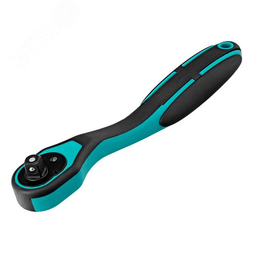 Ключ-трещотка 3/8, 72 зуба, с быстрым сбросом, CrV, 2-х ком. рукоятка - фото 2