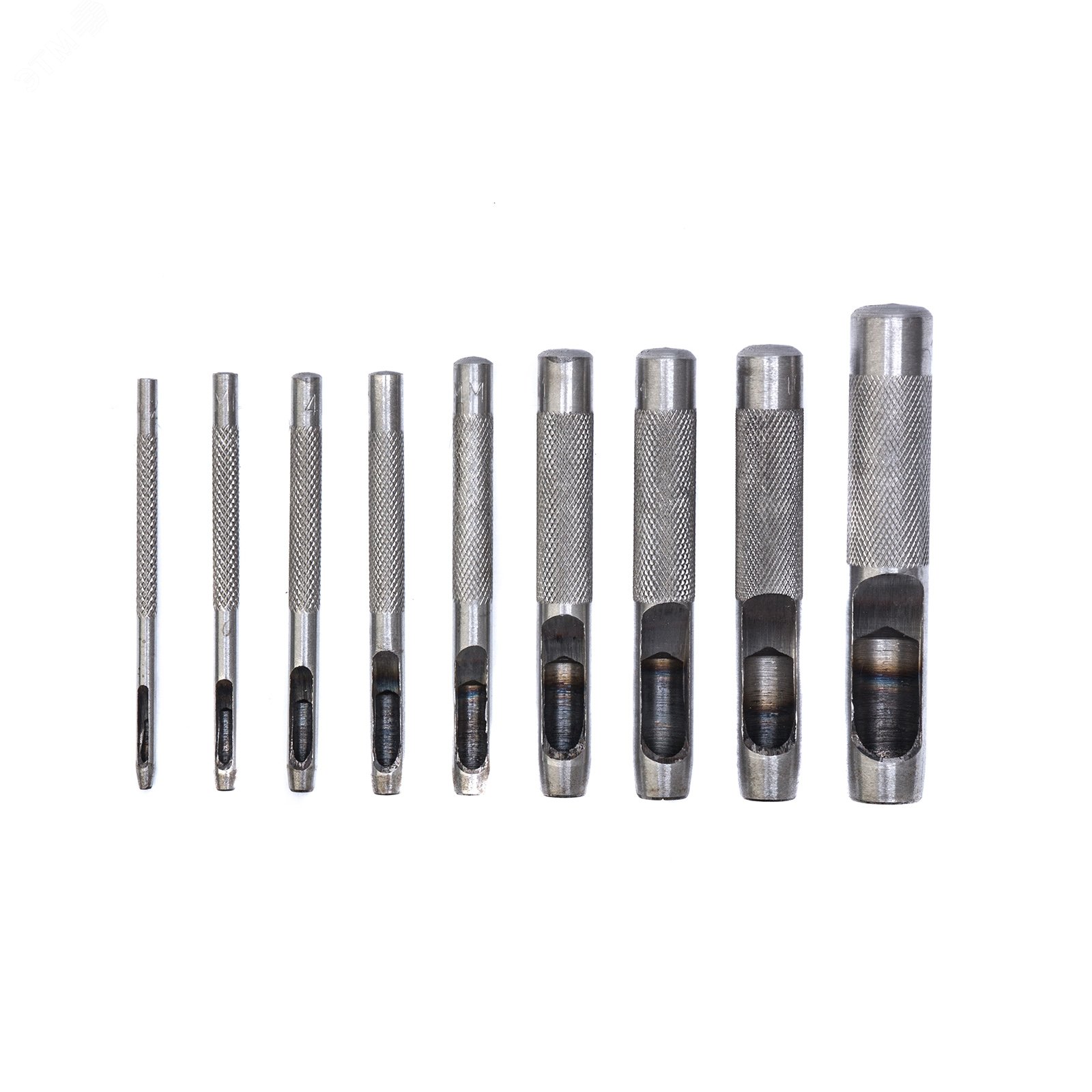 Изображение товара Набор пробойников по коже 2-13 мм 9 шт с чехлом