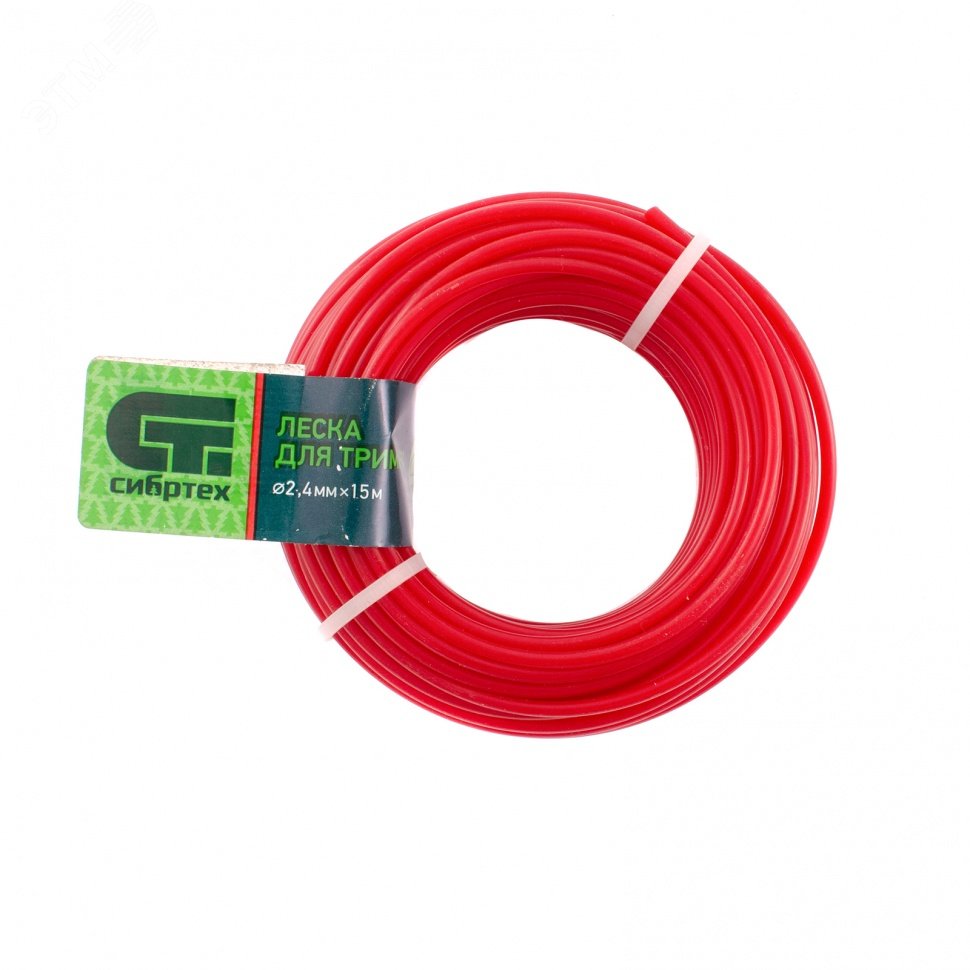 Изображение товара Леска для триммера круглая, 2,4 мм х 15 м, Россия (шт)