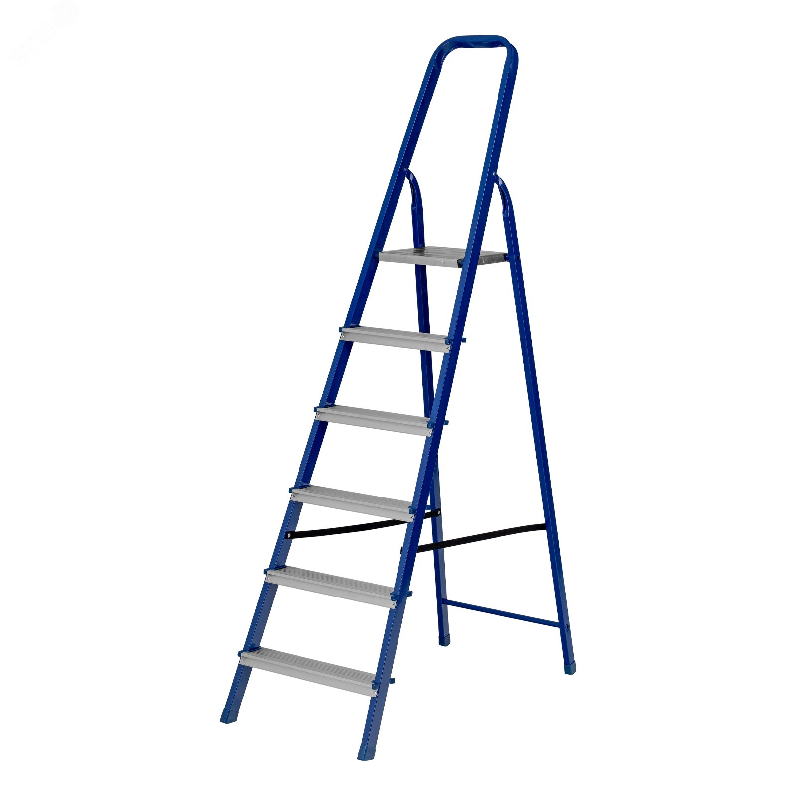 Изображение товара Стремянка, 6 ступеней, стальной профиль, алюминиевые ступени, Россия (шт)