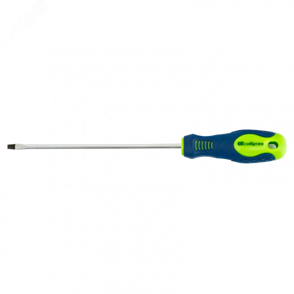 Изображение товара Отвертка SL4,0х150 мм из CrV с двухкомпонентной рукояткой