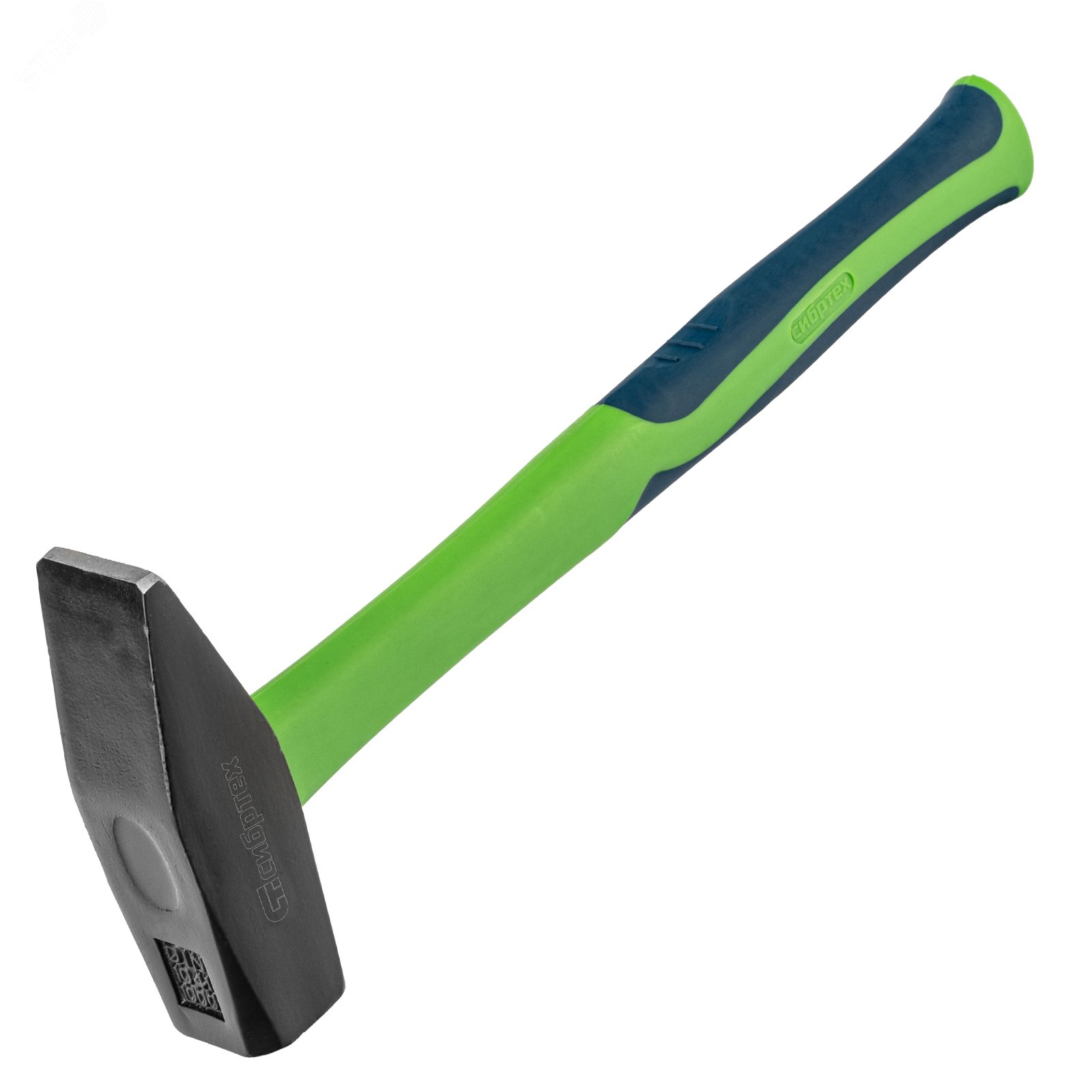 Изображение товара Молоток слесарный, 1000 г, фибергласовая обрезиненная рукоятка (шт)