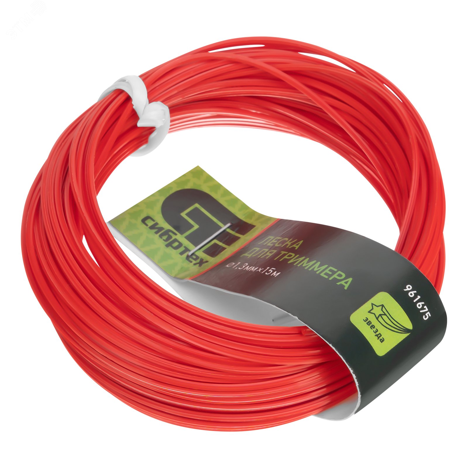 Изображение товара Леска для триммера звезда, 1,3 мм х 15 м, Россия (шт)