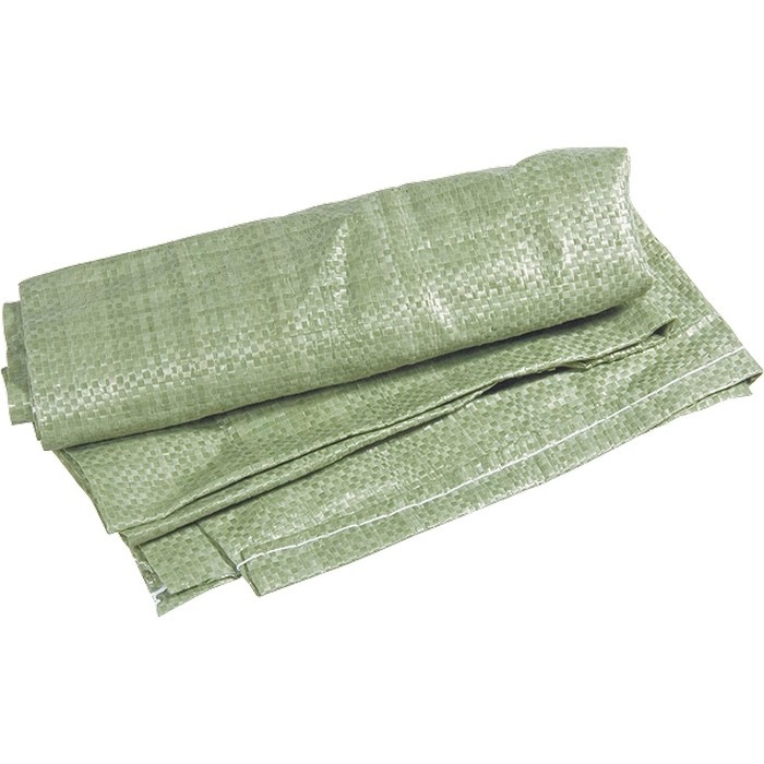 Мешок полипропиленовый, зеленый, для строительного мусора, 95х55 см, 10шт