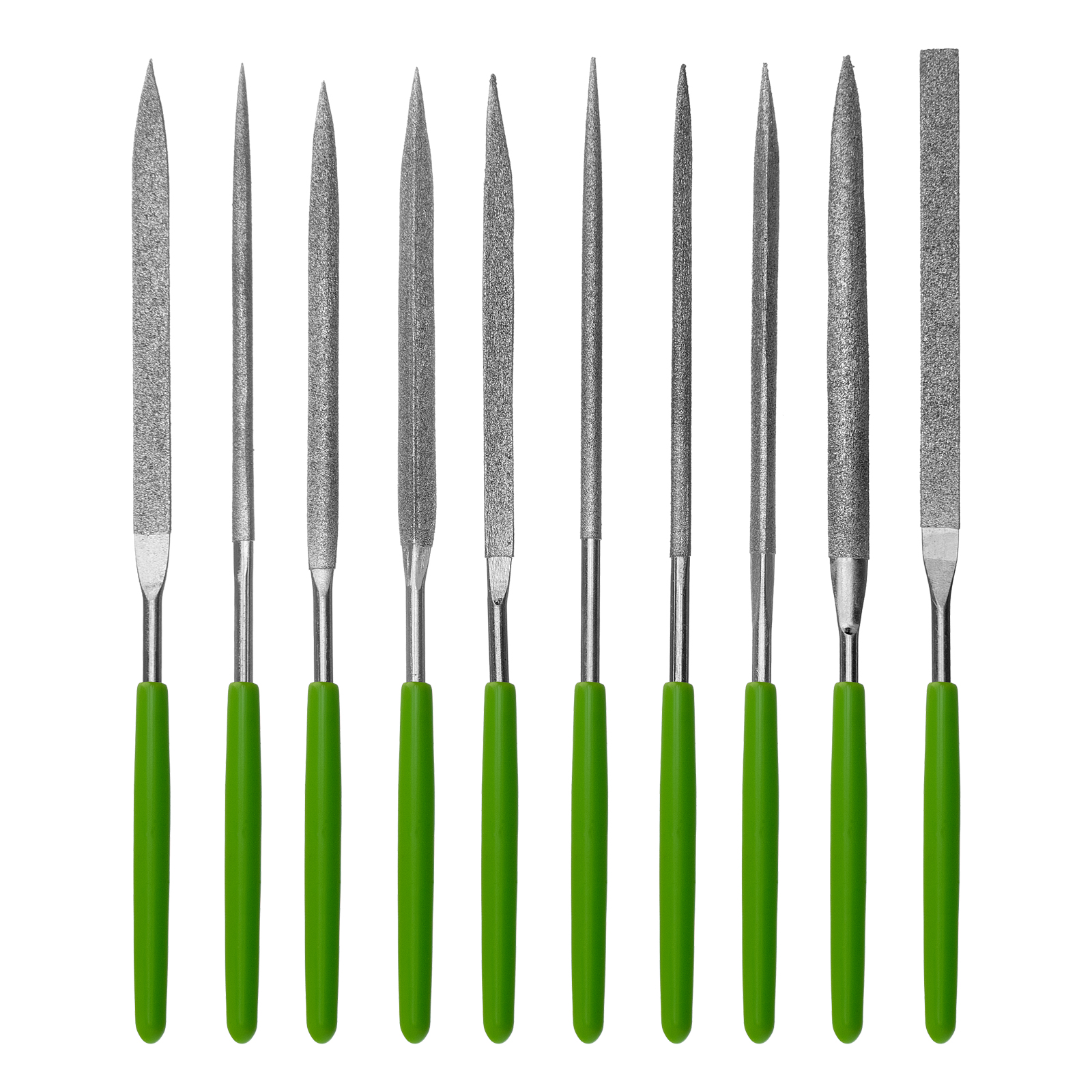 Набор надфилей алмазных 140х70х3, 10 шт.