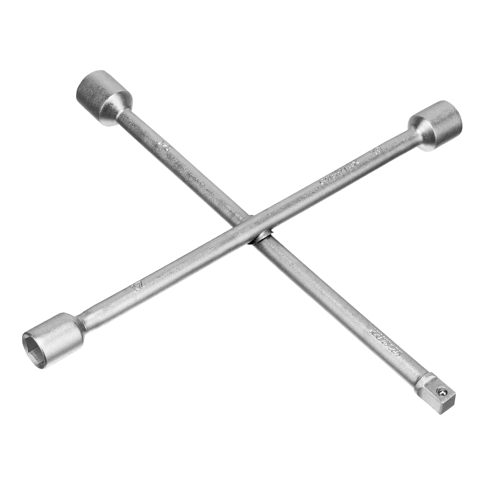 Ключ-крест баллонный, 17 х 19 х 21 мм, под квадрат 1/2', толщина 14 мм