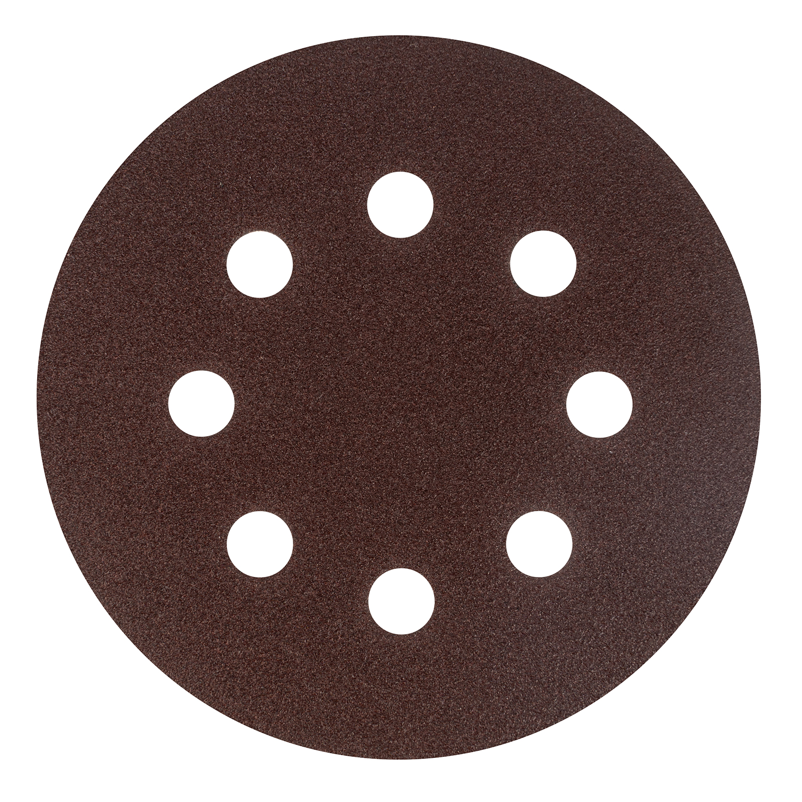 Круг абразивный на ворсовой подложке под 'липучку', перфорированный, P 100, 125 мм, 5 шт.