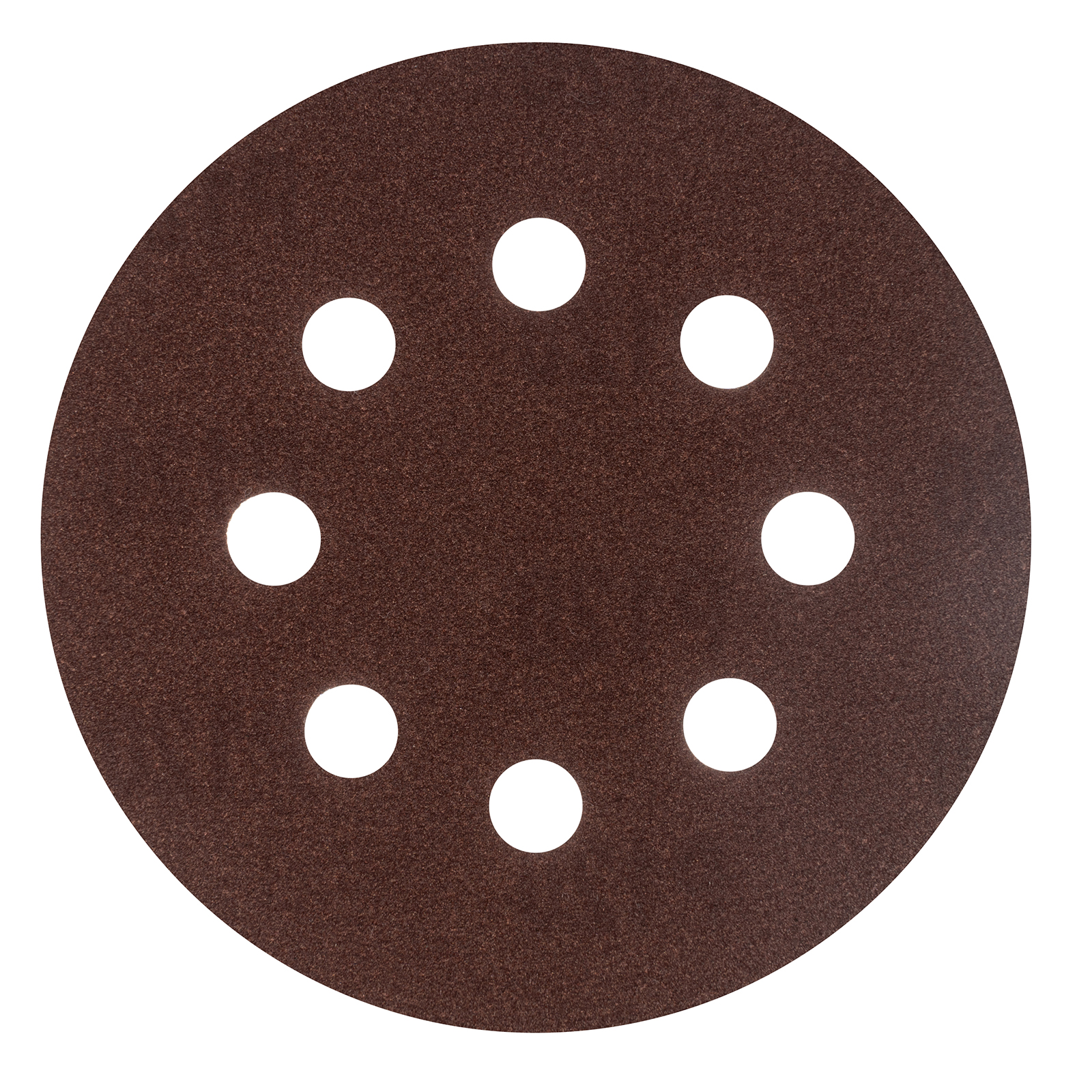 Круг абразивный на ворсовой подложке под 'липучку', перфорированный, P 120, 125 мм, 5 шт.