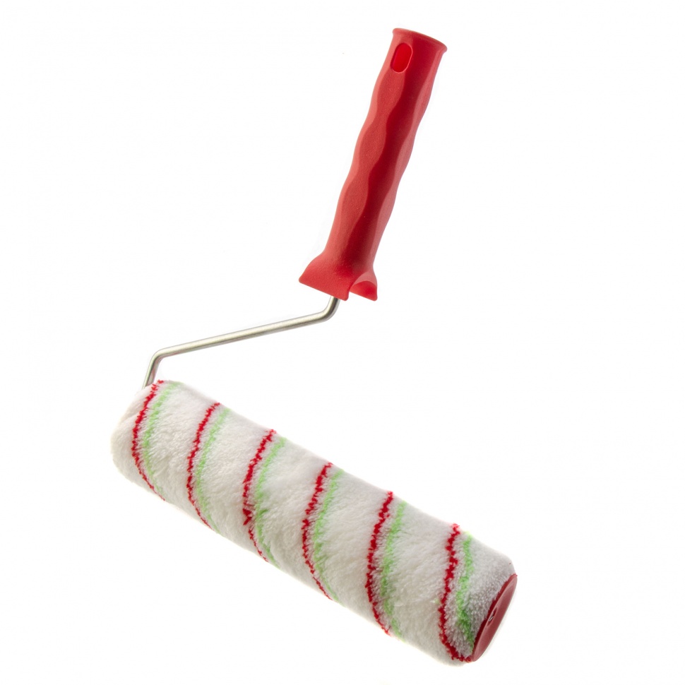 Валик 'Эмали' , 250 мм, ворс 12 мм, D - 48 мм, D ручки - 6 мм, полиамид,полиакрил