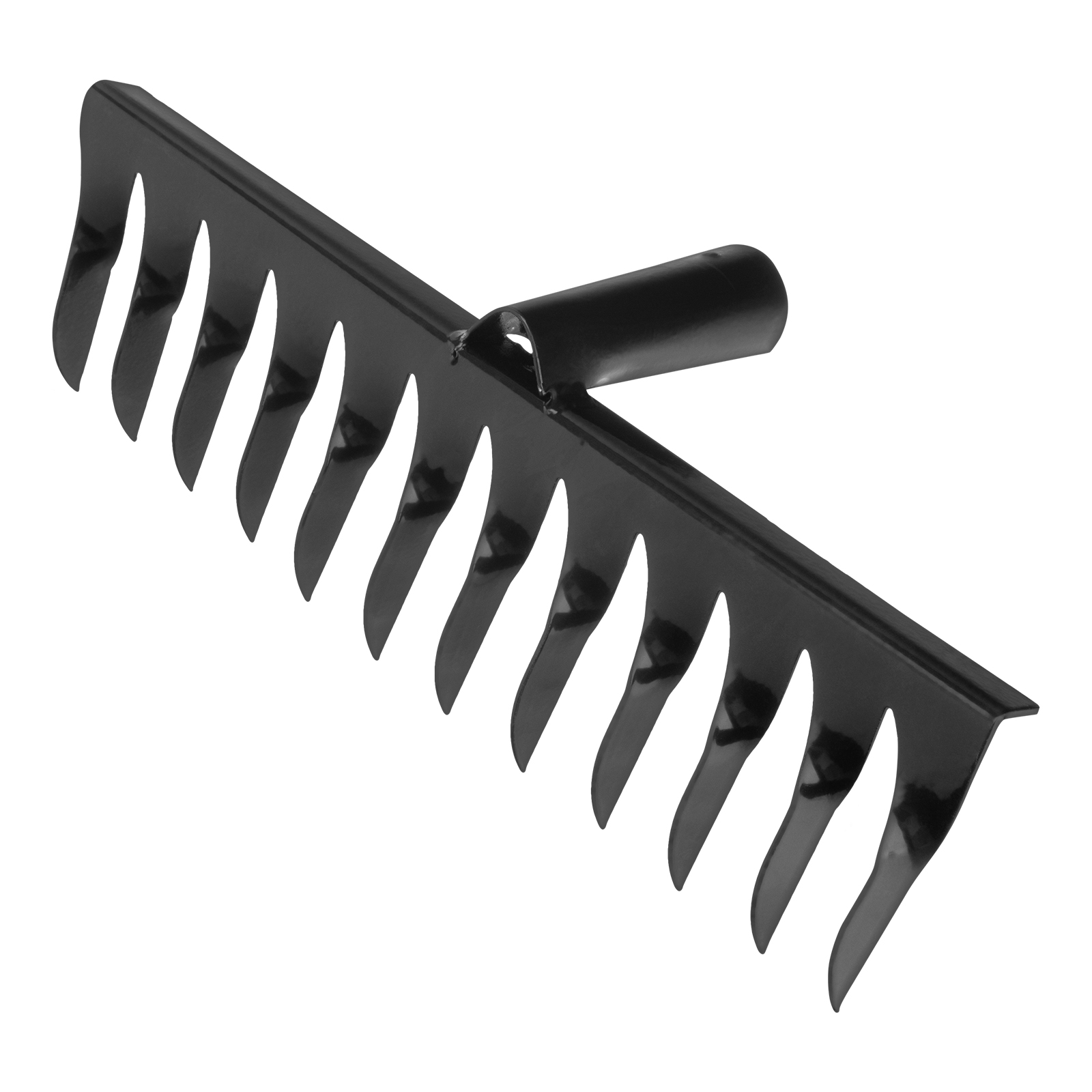 Грабли стальные, 12 витых зубьев, без черенка