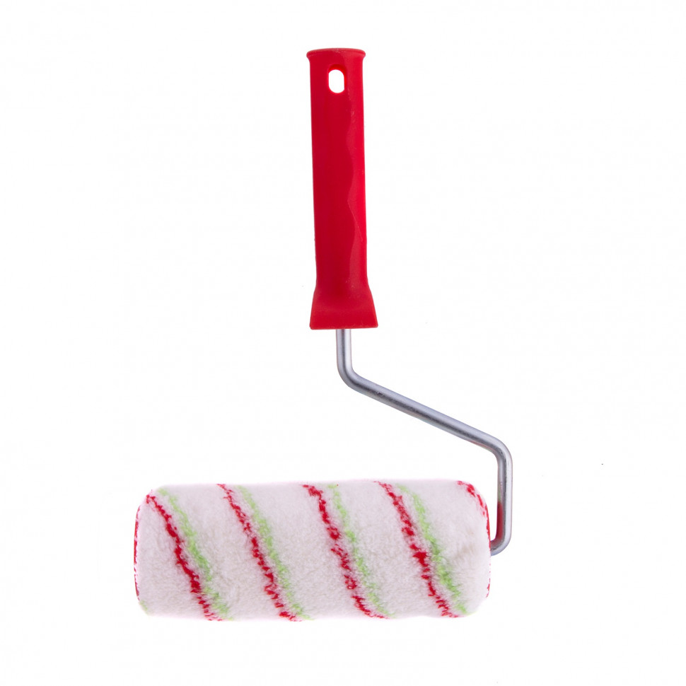 Валик 'Эмали' , 180 мм, ворс 12 мм, D - 48 мм, D ручки - 8 мм, полиамид,полиакрил