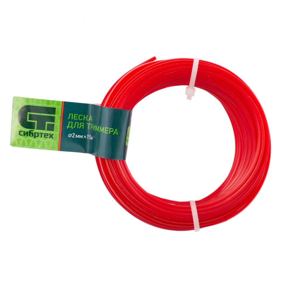 Леска для триммера треугольная, 2,0 мм х 15 м, Россия