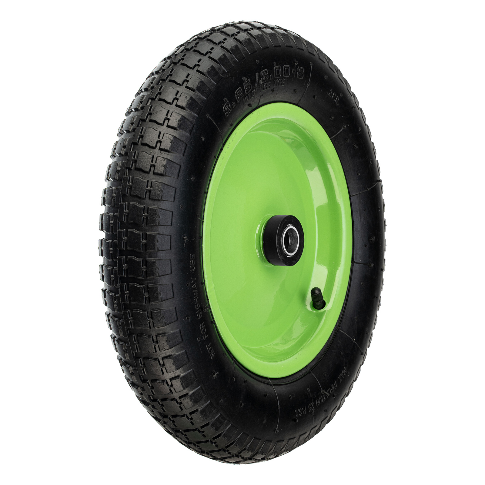 Колесо пневматическое 3.25/3-8, длина оси 65мм ,подшипник 20мм