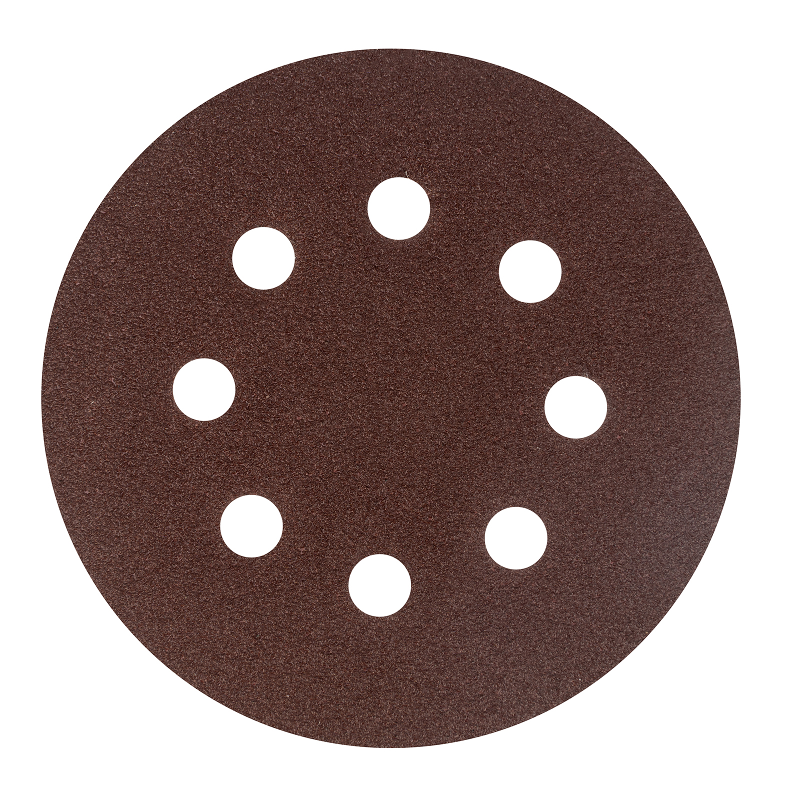 Круг абразивный на ворсовой подложке под 'липучку', перфорированный, P 80, 125 мм, 5 шт.