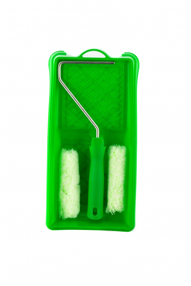 Малярный набор для работ по дереву: кювета 150 мм х 290 мм и мини-валик 110 мм