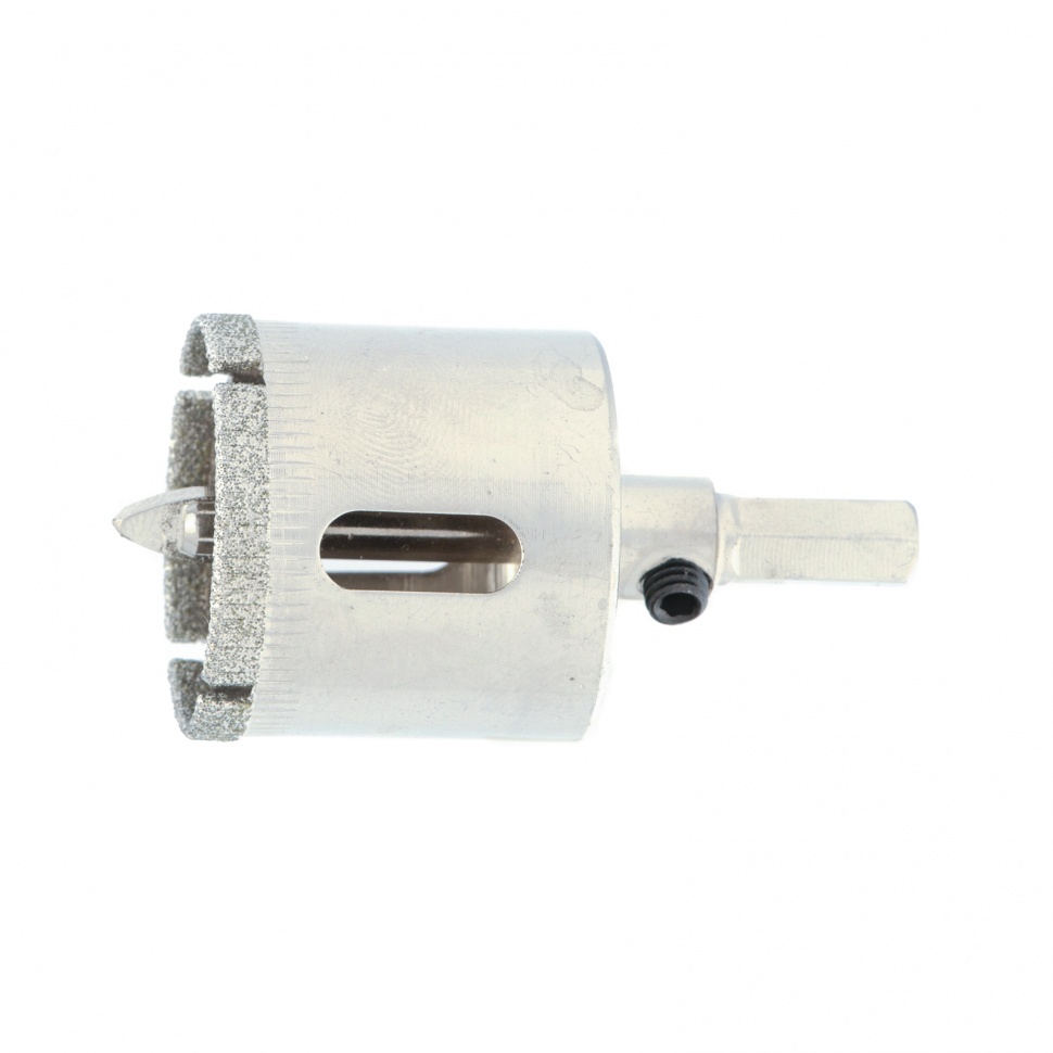 Сверло по керамической плитке и стеклу, 32 х 55 мм, 6 гр.хв-к, с центр. сверлом