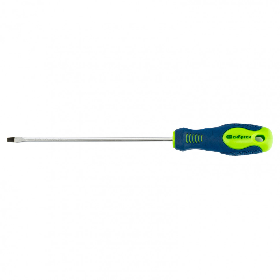 Отвертка, SL4,0х150 мм, CrV, 2к рукоятка
