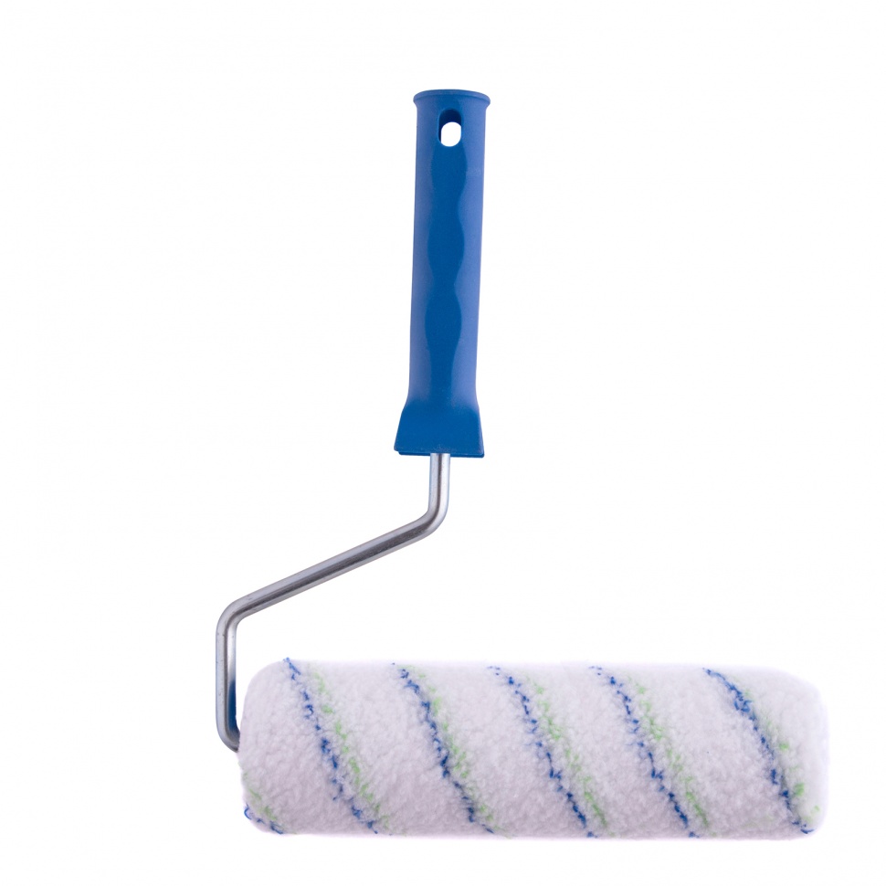 Валик  'Водные краски', 250 мм, ворс 12 мм, D - 48 мм, D ручки - 8 мм, полиэстер