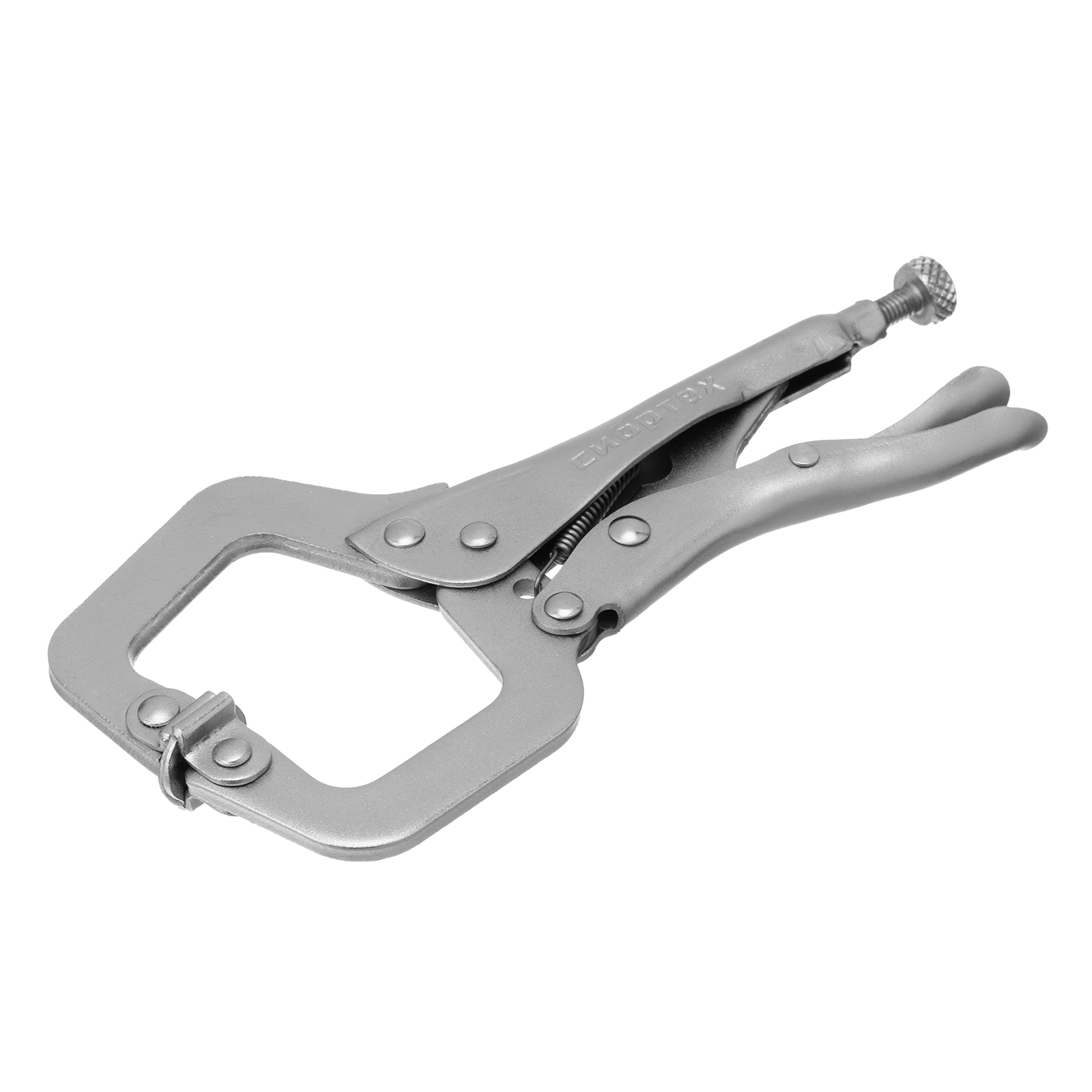 Зажим ручной, увеличенный захват, подвижные губки, 170 мм