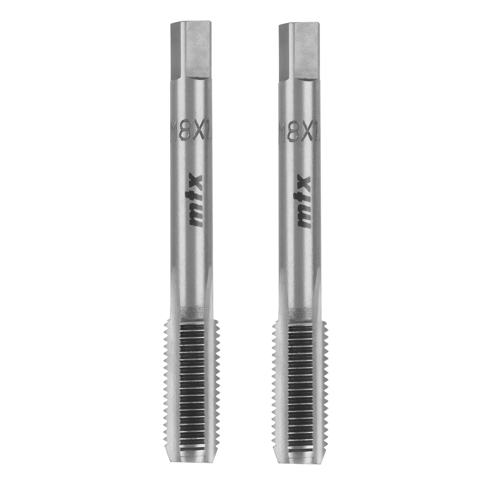 Метчик ручной М8 х 1,0 мм, комплект из 2 шт.