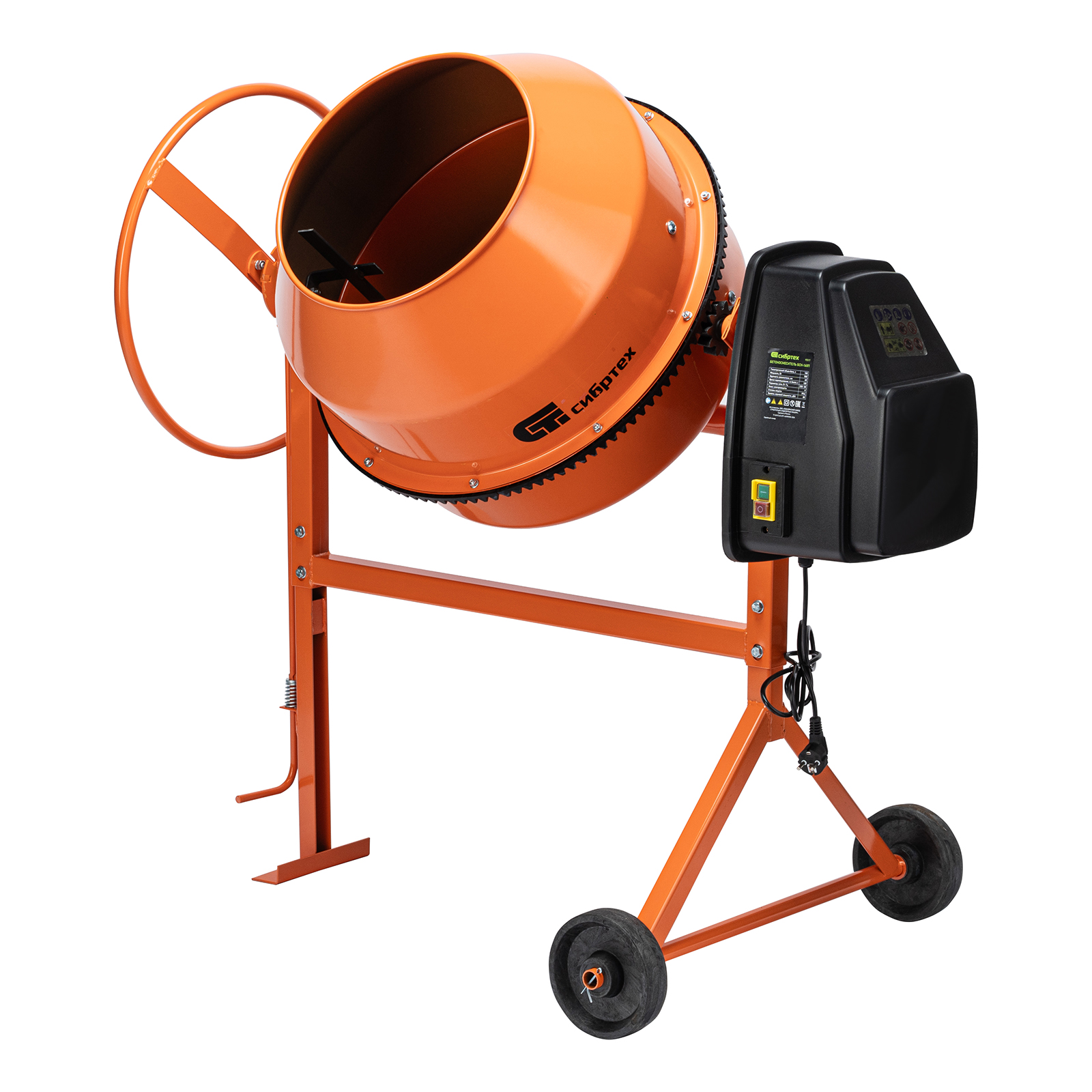 Бетоносмеситель БСН-160П, мощность 500 Вт, полиамидный венец