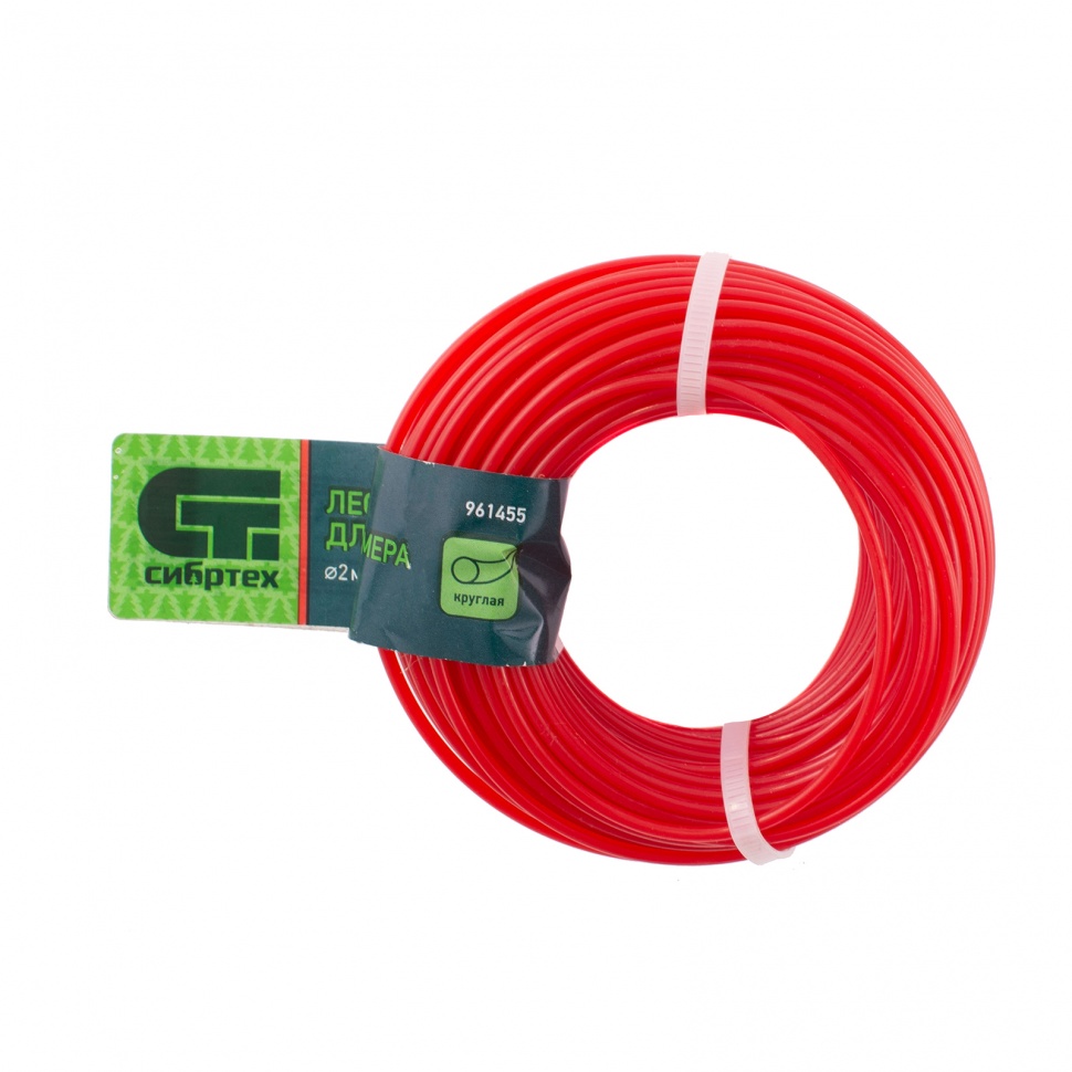 Леска для триммера круглая, 2,0 мм х 15 м, Россия
