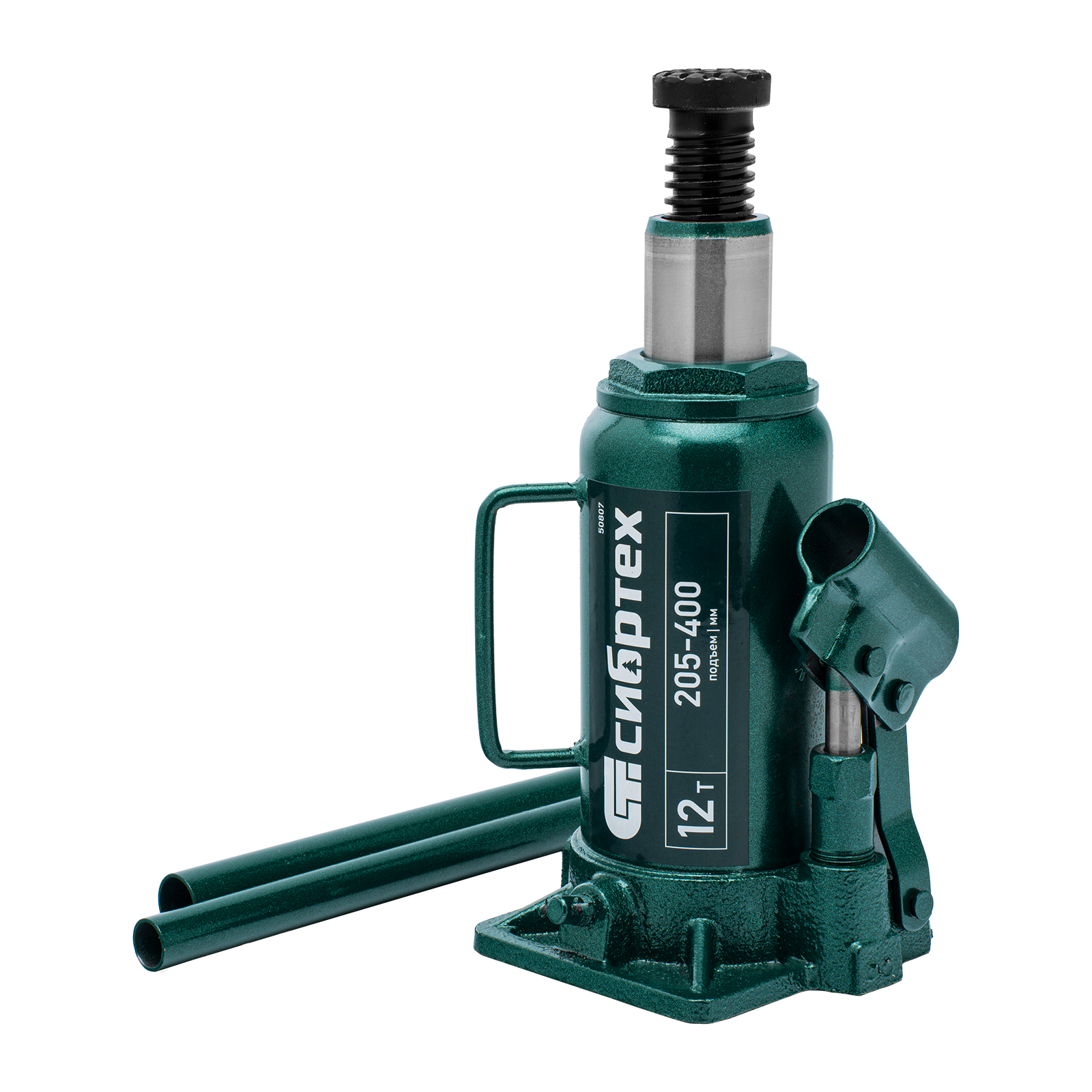 Домкрат гидравлический бутылочный, 12 т, 205-400 мм