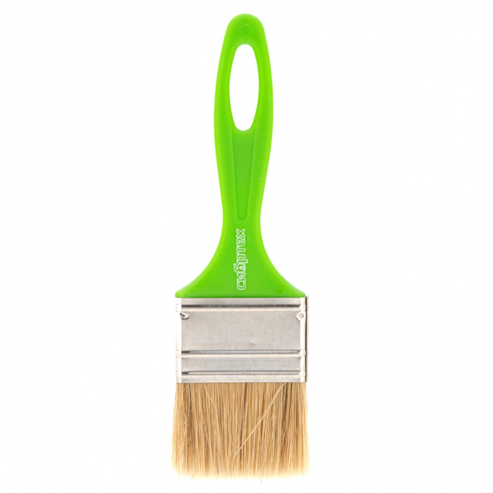 Кисть флейцевая 'Евро', 50*8, натуральная щетина, пластиковая ручка