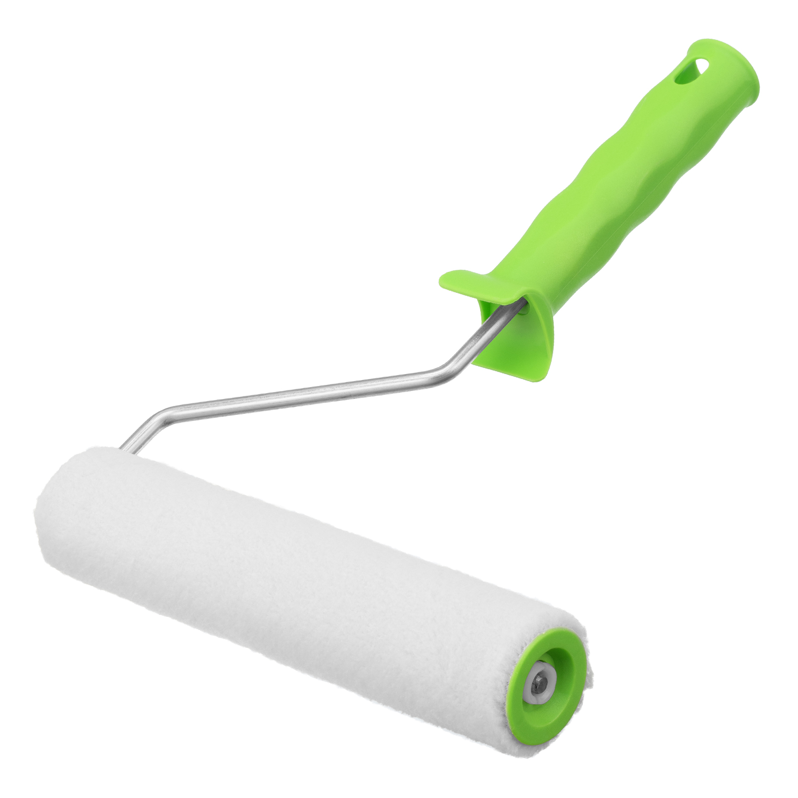 Валик 'ВЕЛЮР' с ручкой, 200 мм, ворс 5 мм, D 36 мм, D ручки - 6 мм Россия