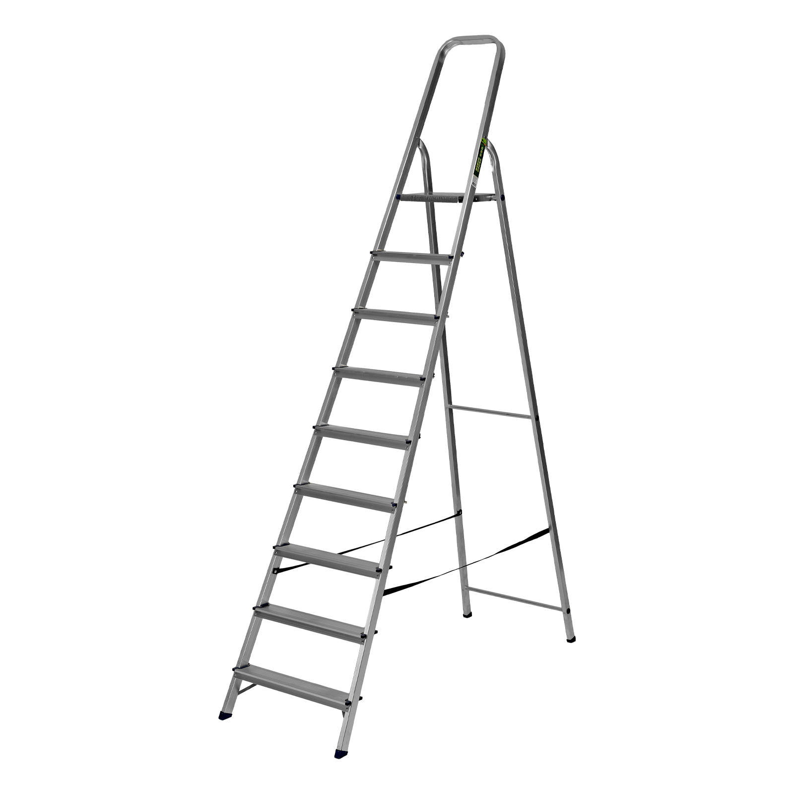 Стремянка, 9 ступеней, алюминиевая, Россия