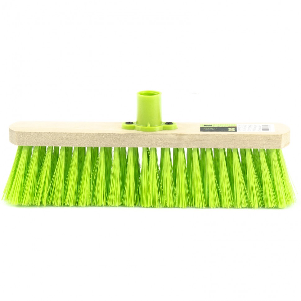 Щетка деревянная для подметания пола 28 cм,5 рядов, прямая тулейка с резьбой, без черенка