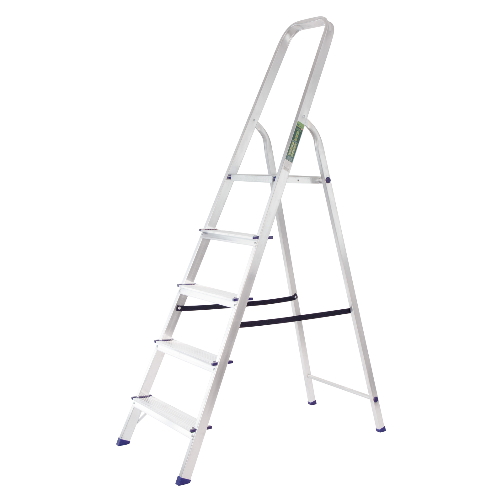 Стремянка, 5 ступеней, алюминиевая, Россия