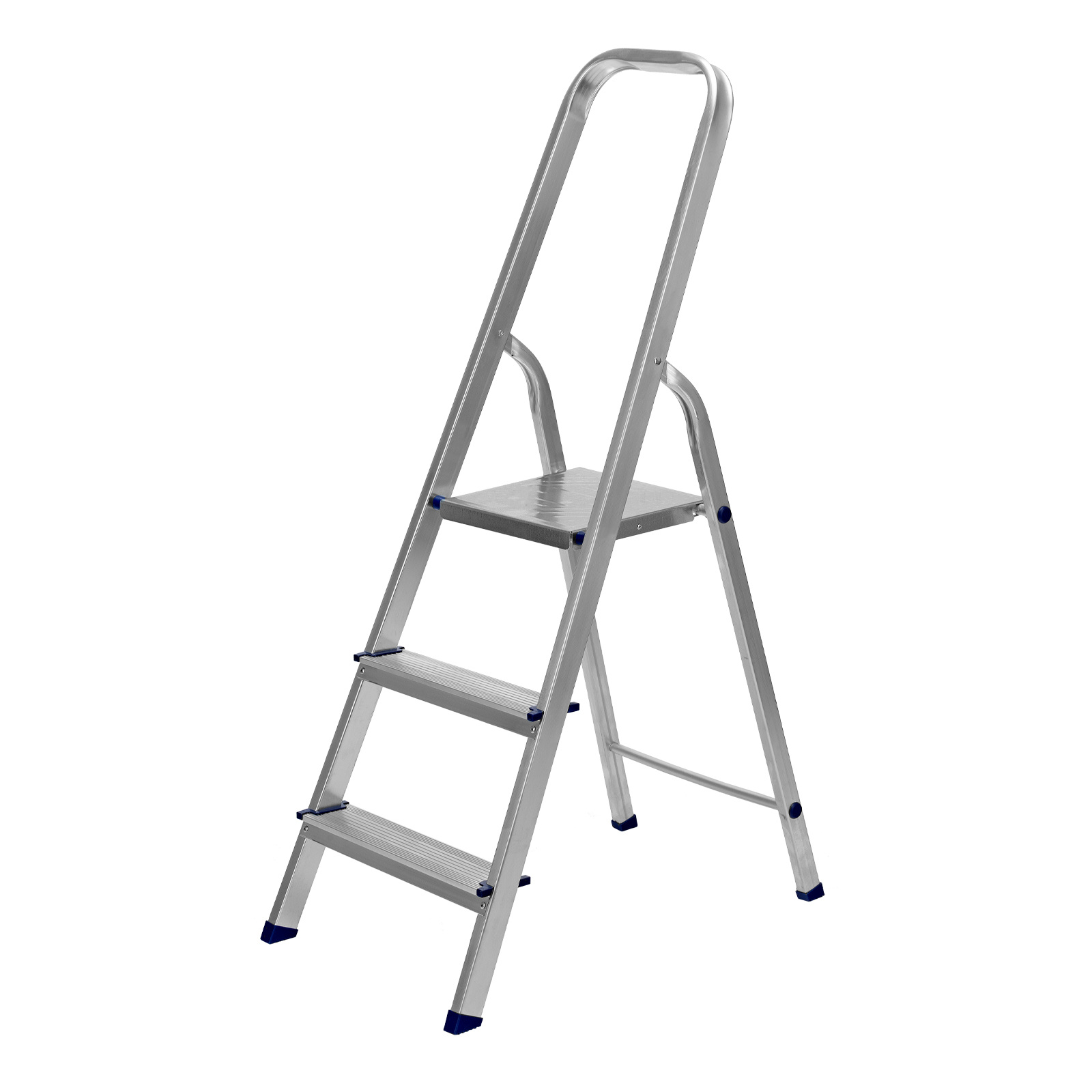 Стремянка, 3 ступени, алюминиевая, Россия