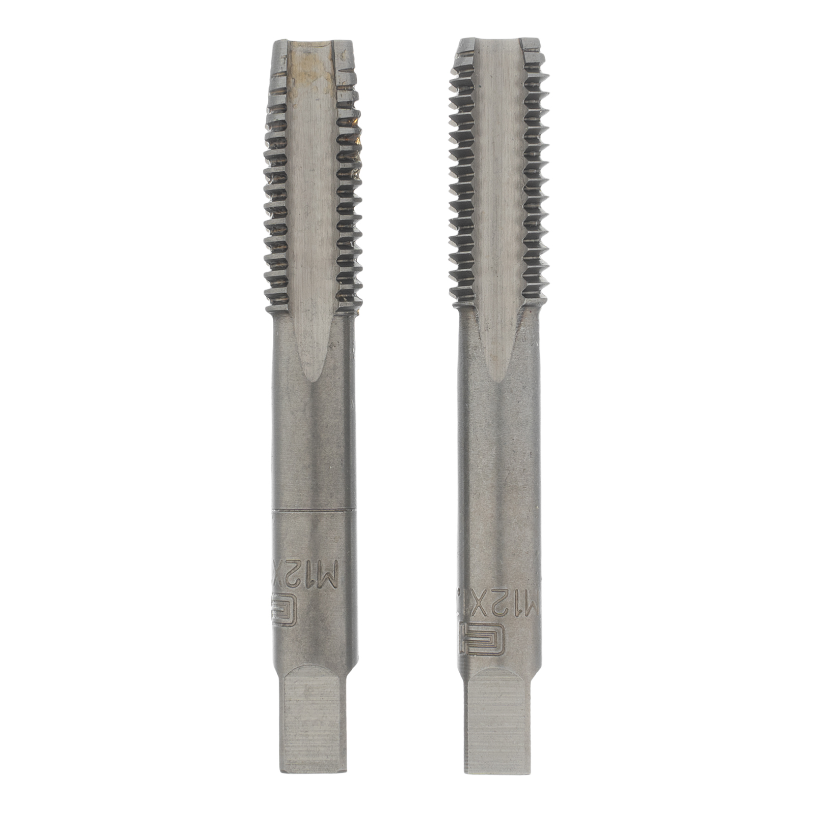 Метчик ручной М12 х 1,75 мм, комплект из 2 шт.