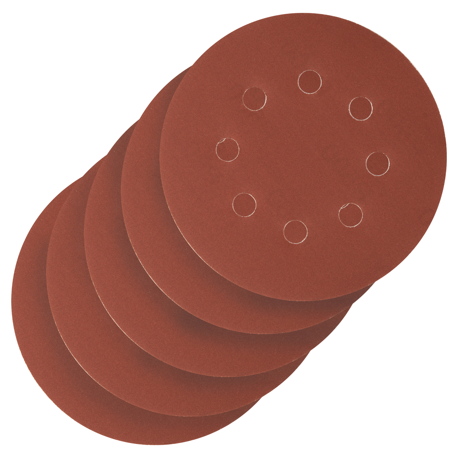 Круг абразивный на ворсовой подложке под 'липучку', перфорированный, P 500, 125 мм, 5 шт.