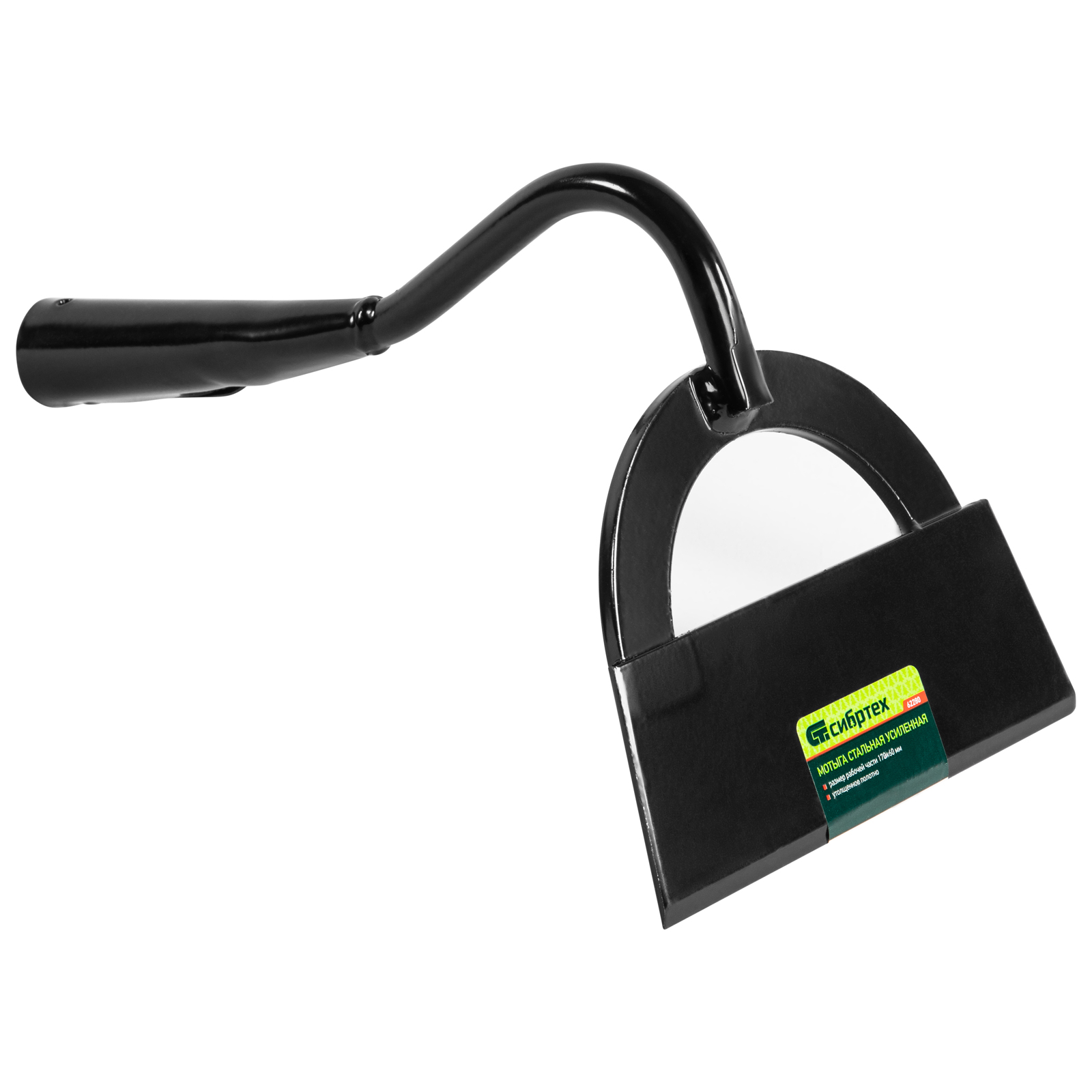 Мотыга стальная усиленная, 170х60 мм, без черенка, Россия