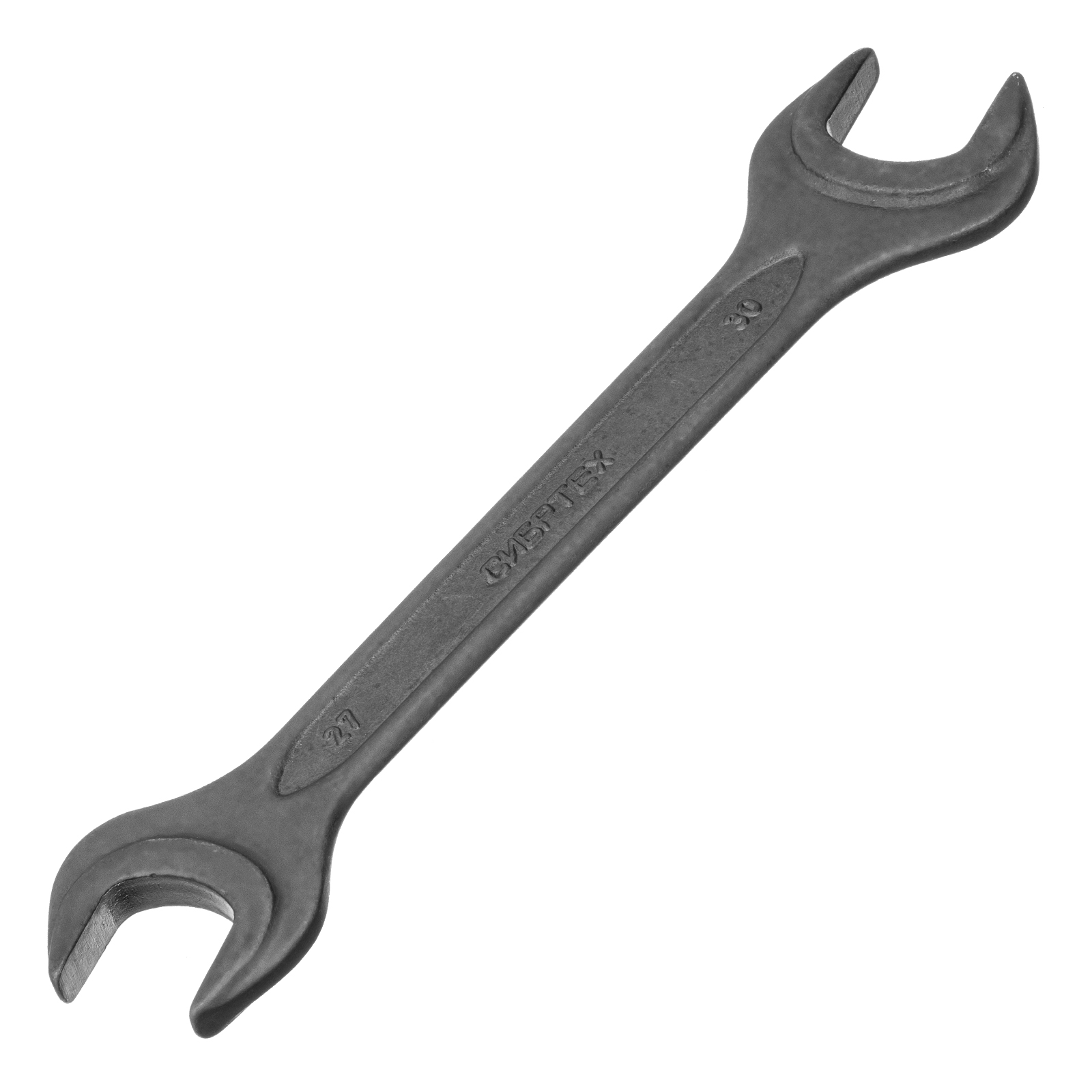 Ключ рожковый, 27 х 30 мм, CrV, фосфатированный