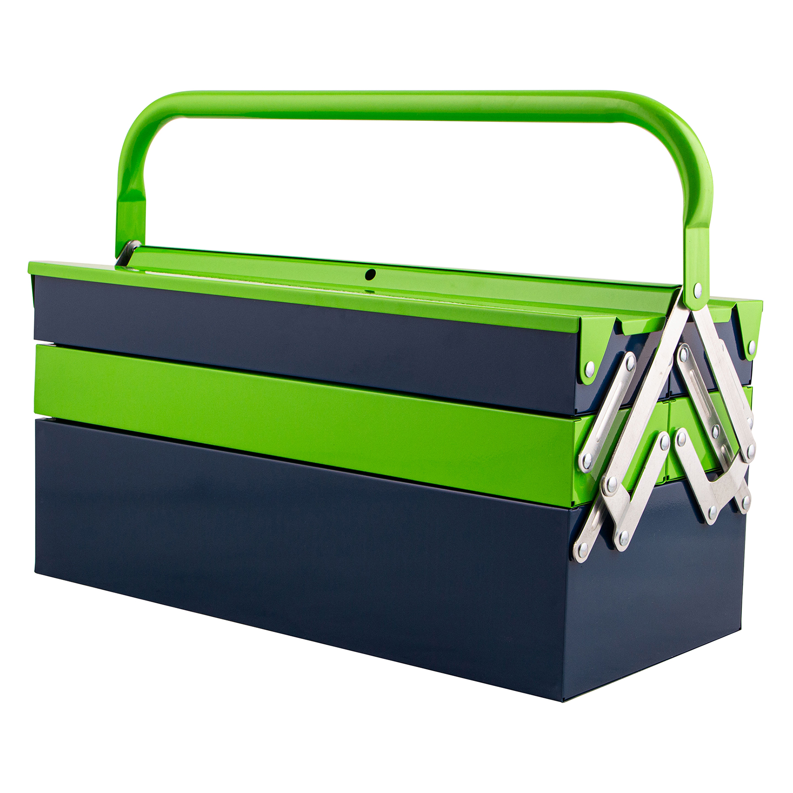 Ящик для инструмента, 430х200х200 мм, пять секций, металлический