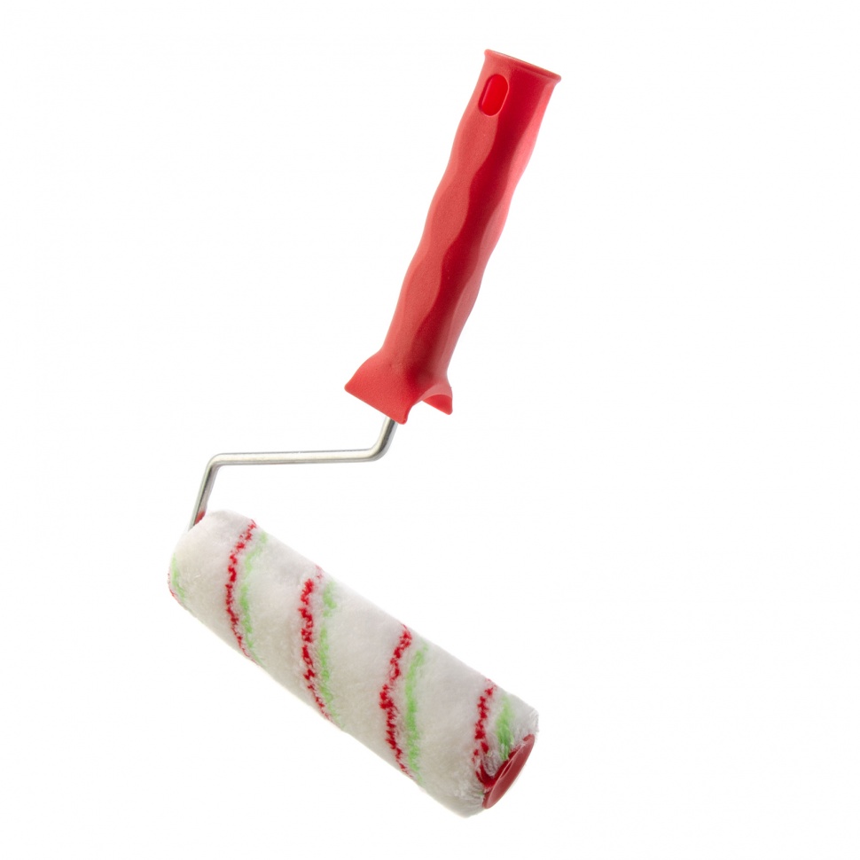 Валик 'Эмали' , 180 мм, ворс 12 мм, D - 36 мм, D ручки - 6 мм, полиамид,полиакрил