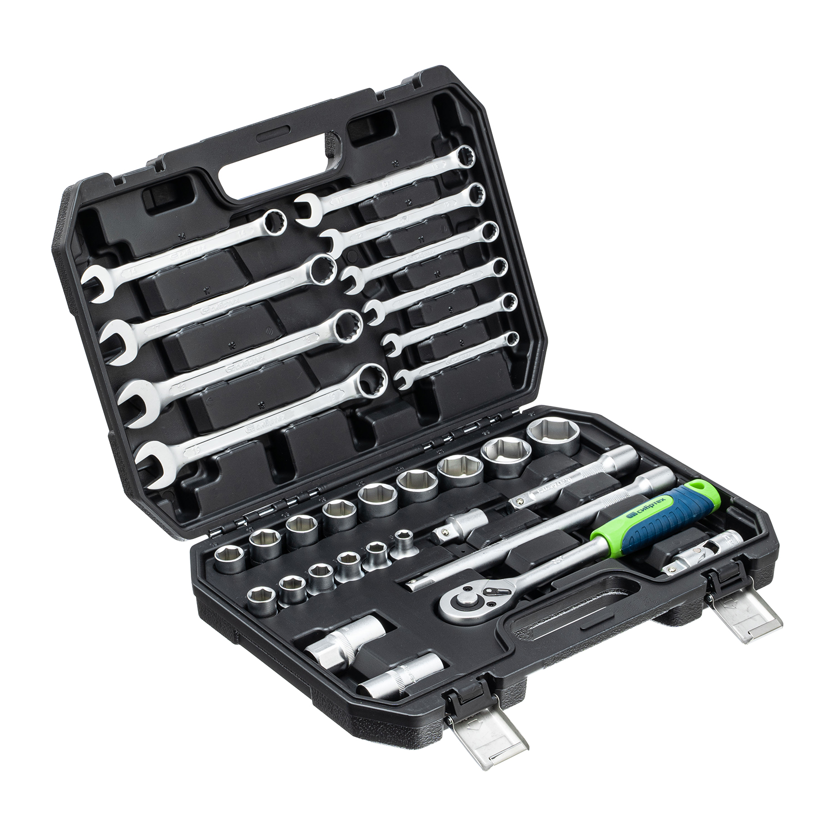 Набор инструментов, 1/2', пластиковый кейс, 32 предмета