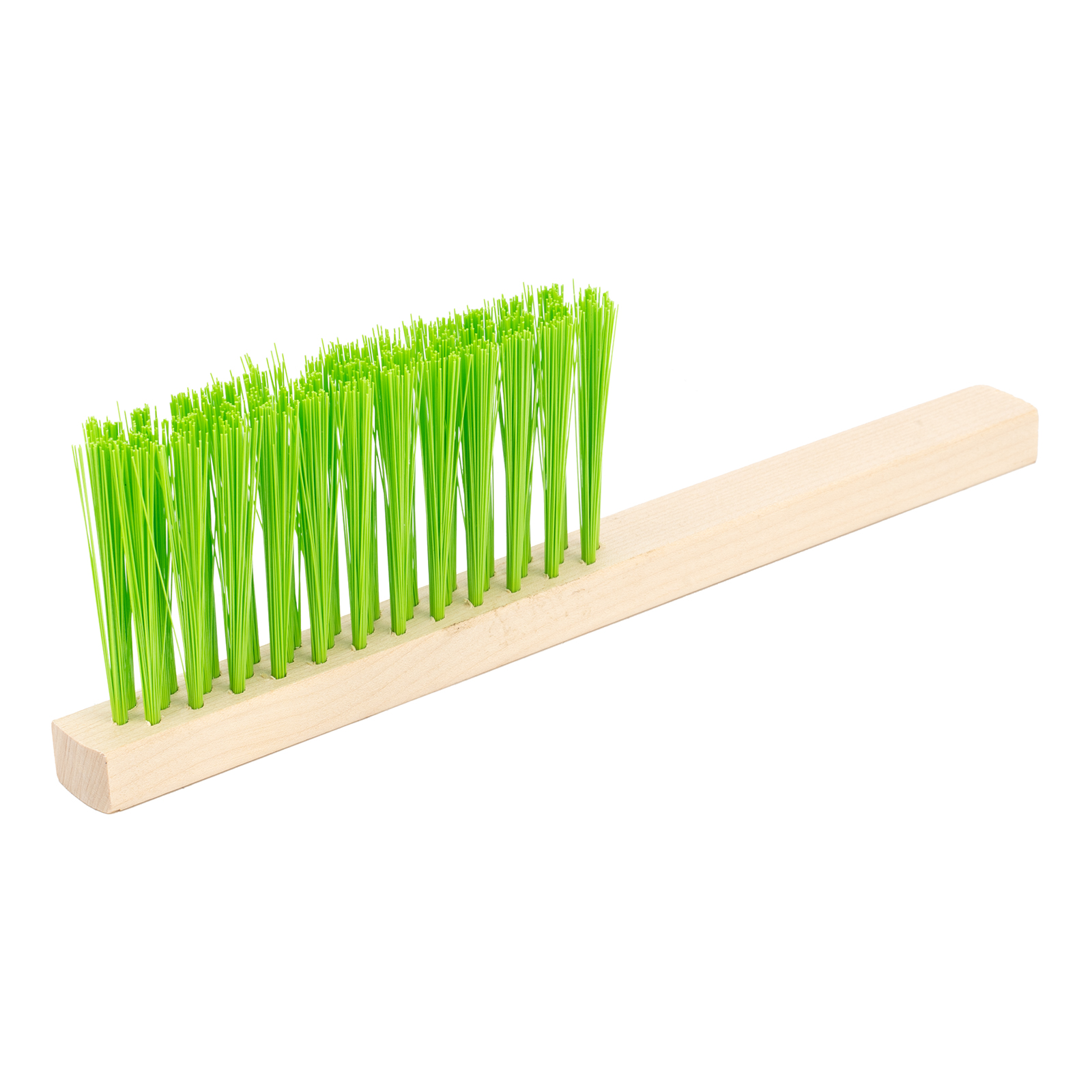 Щетка-сметка 3-рядная, 280 мм, деревянная ручка