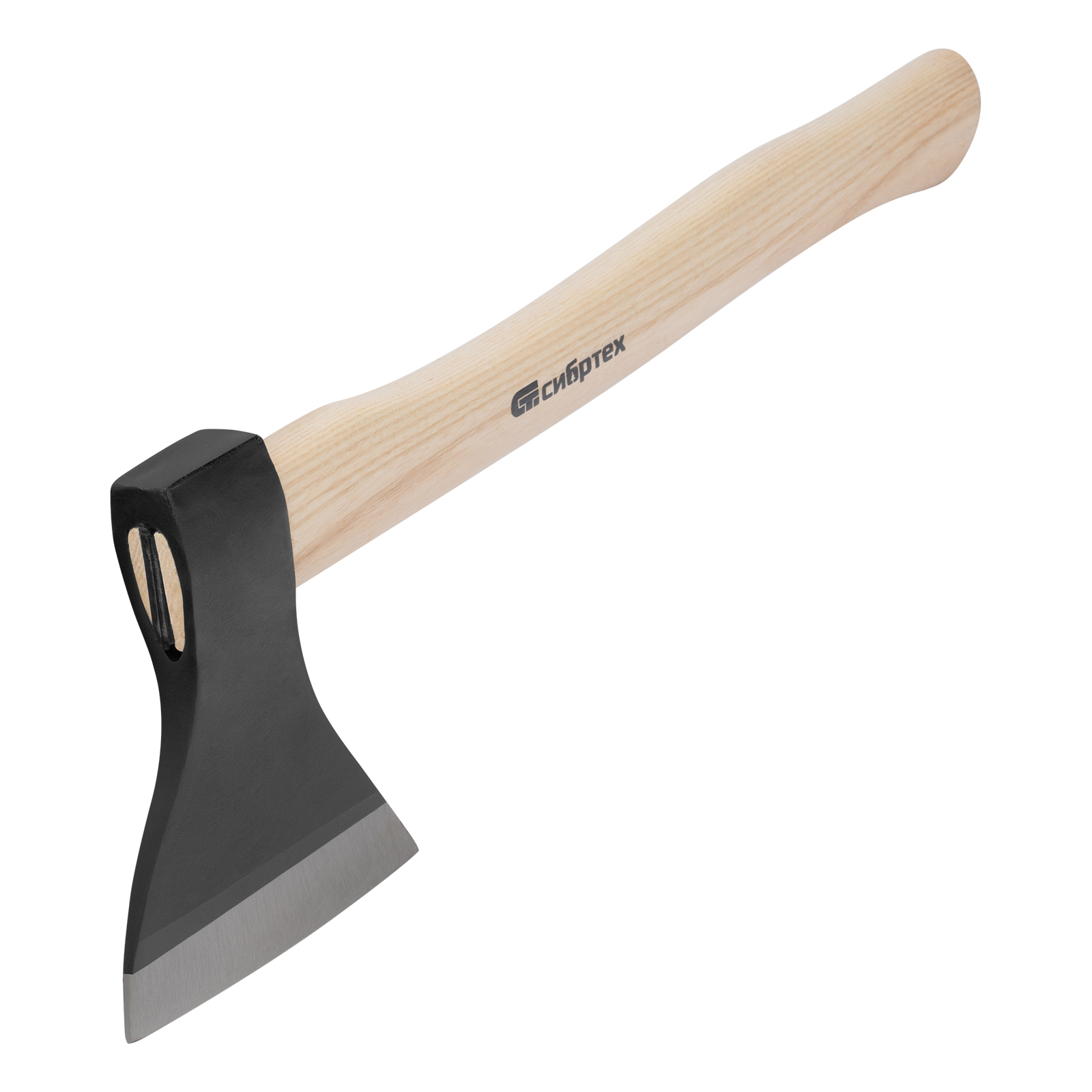 Топор ТП11-10, 1000 г, в сборе, кованый, деревянное топорище